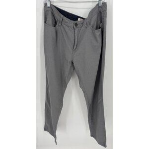 Flag and Anthem Mens Linen Cotton Blend Straight Leg Pants